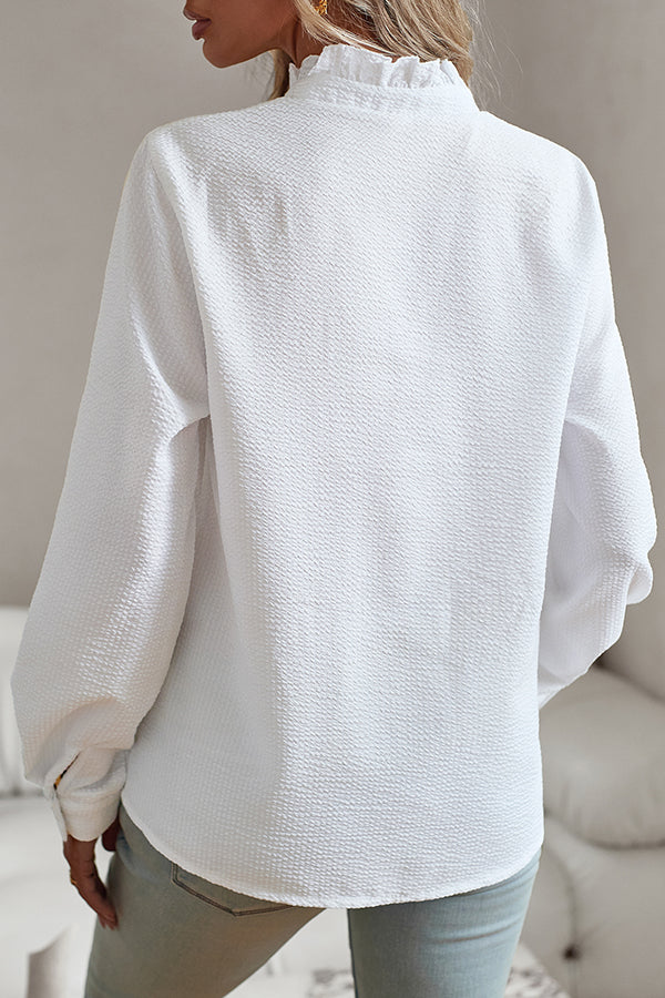 Temperament Commuter Buttoned Long Sleeve Shirt