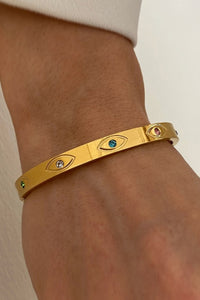 Retro Fashion Stainless Steel Gold Bracelet