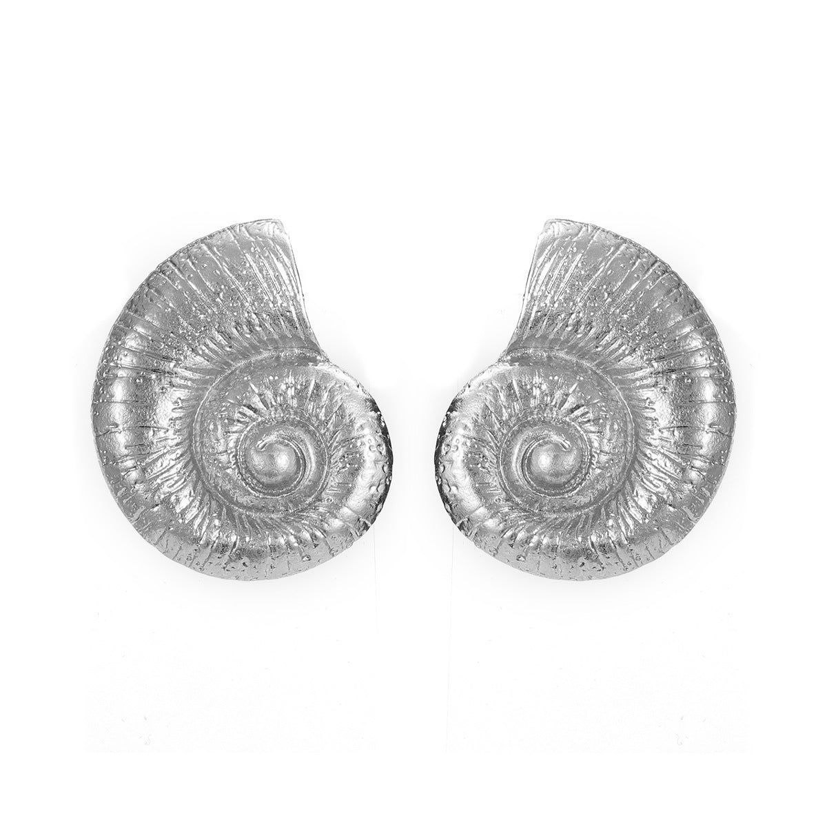 Fake Beach Style Conch Alloy Stud Earrings