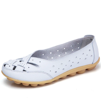 Tendon Sole Hollow Loafers