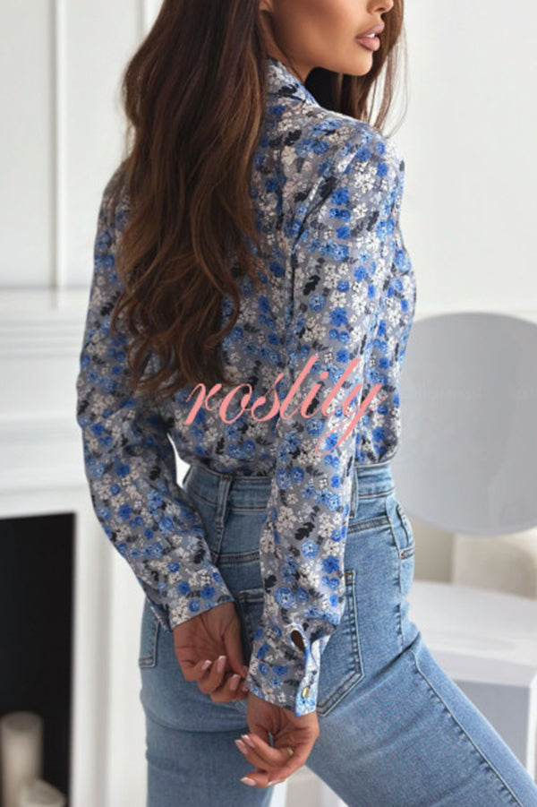 Fashion Printed Long Sleeve Casual Shirt