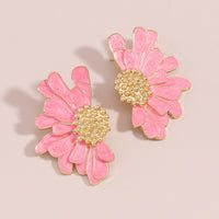 Retro Alloy Floral Pattern Earrings