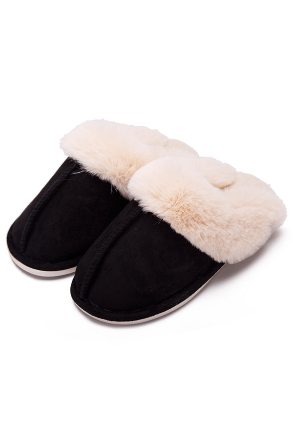 Warm Home Plush Cotton Slippers