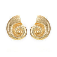 Fake Beach Style Conch Alloy Stud Earrings