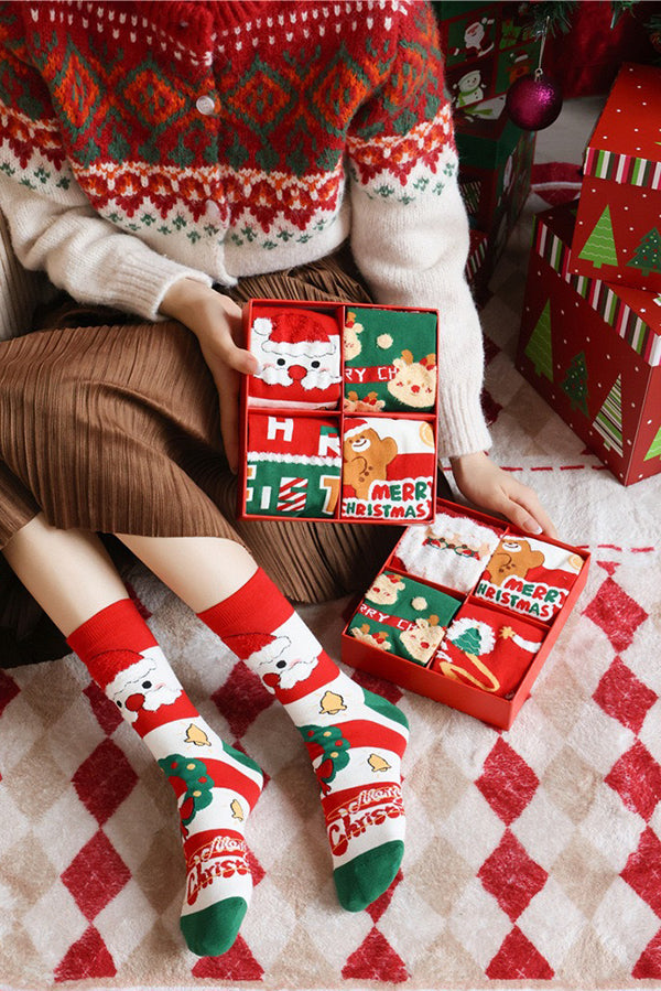 Christmas Cute Pattern Warm Socks