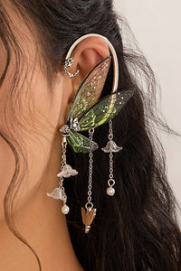 Forest Elf Tassel Butterfly Earrings