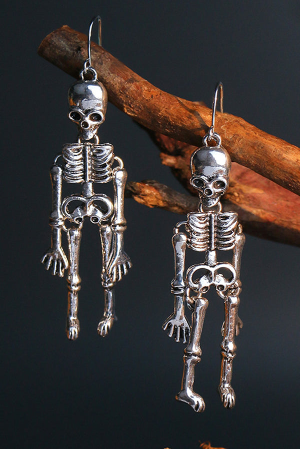 Halloween Dark Style Skull Earrings