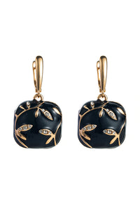 Fashionable Geometric Cute Oil Drop Earrings