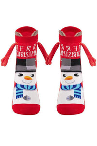 Christmas Cute Couple Magnetic Socks