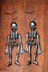 Halloween Dark Style Skull Earrings