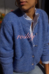 Falling for You Knit Long Sleeve Pocket Relaxed Cardigan