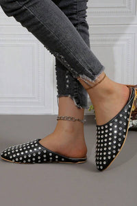 Casual Full Diamond Round Toe Mary Jane Dance Shoes