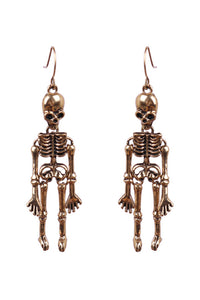 Halloween Dark Style Skull Earrings