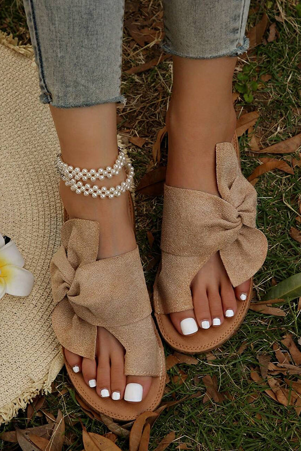 Casual Bow Soft Bottom Beach Sandals