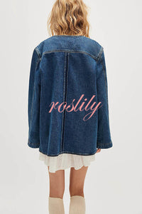 Fashionable Retro Casual Loose Denim Jacket