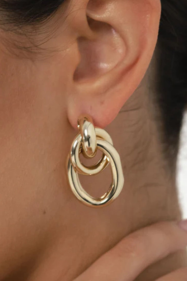 Simple Vintage Wrap Hoop Earrings