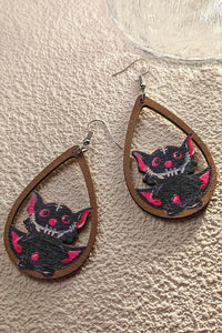 Halloween Horror and Fun Series Wooden Earrings