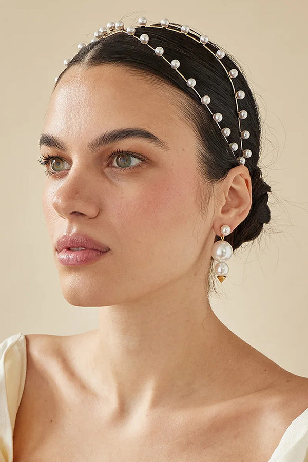 Fashion Simple Pearl Headband