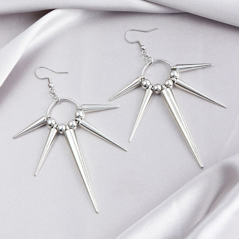 Personalized Thorn Spike Cone Geometric Earrings