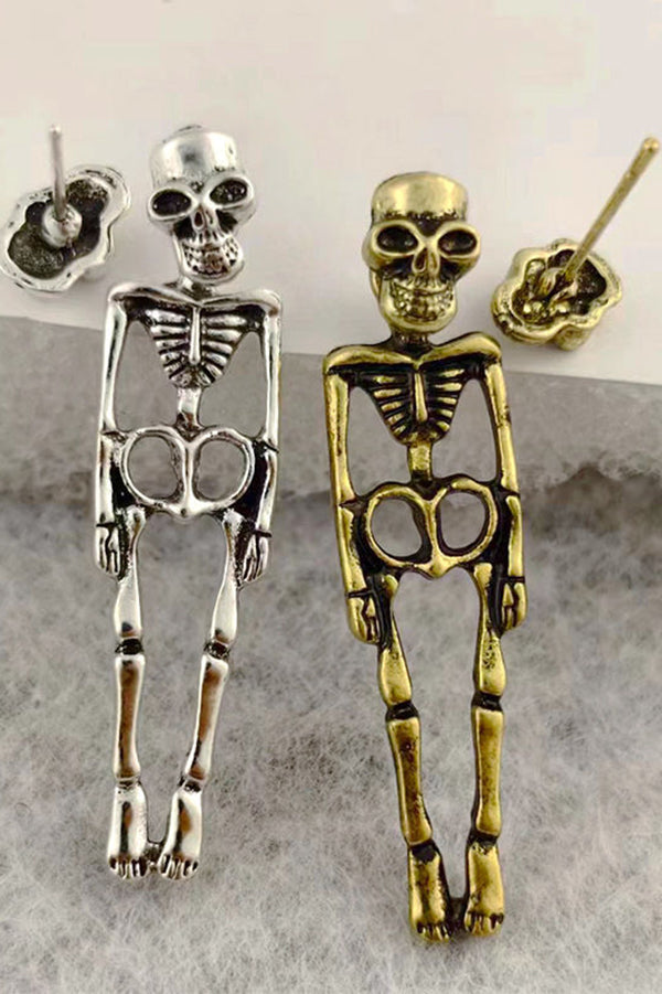 Halloween Skeleton Vintage Earrings