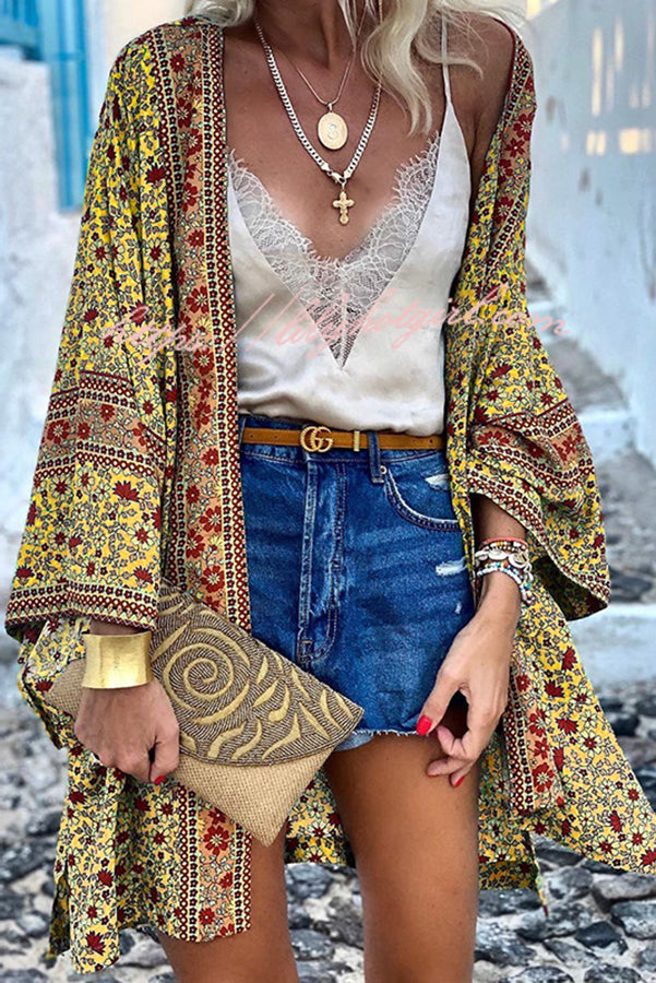 All I Want Floral Kimono Cover-up