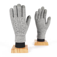 Warm Fleece Touch Screen Knitted Gloves