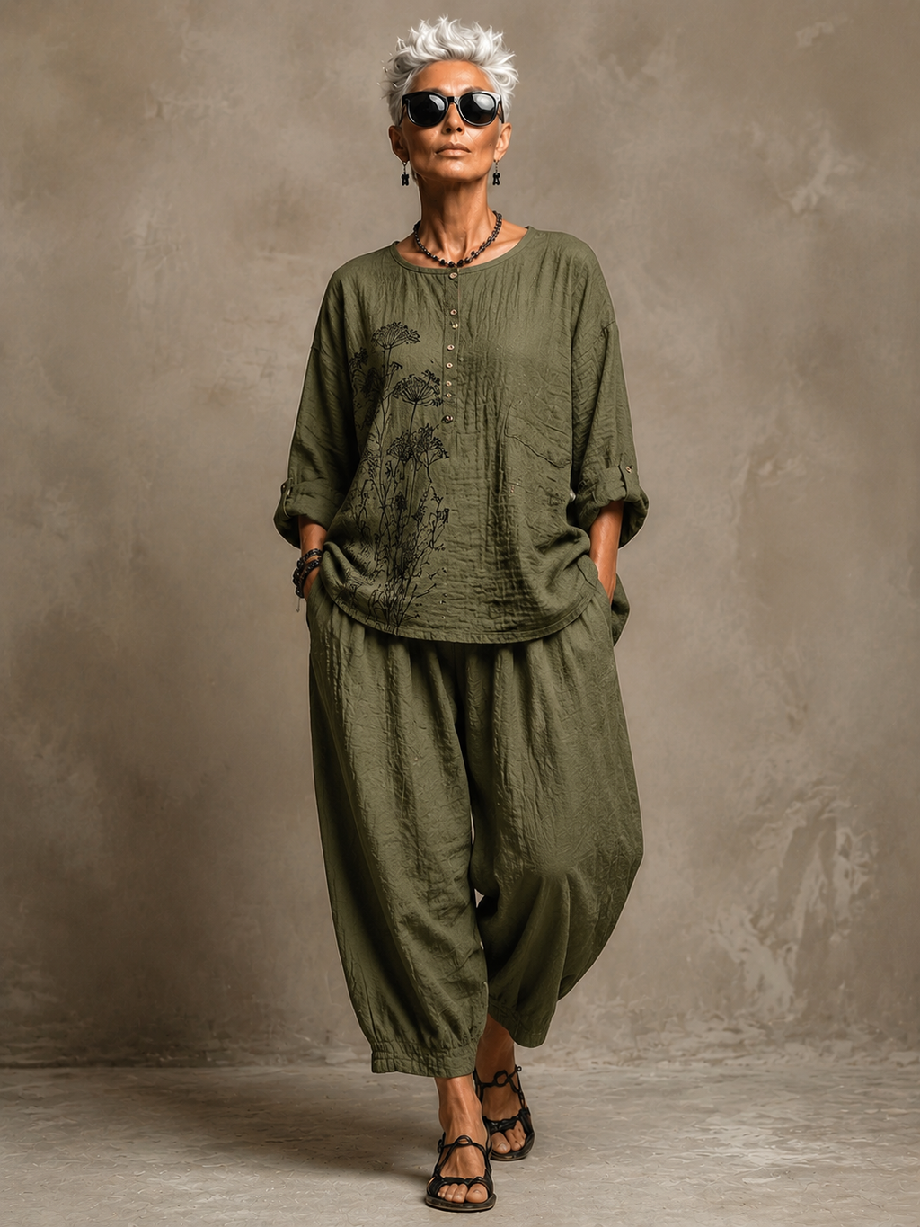Wildflower Stitch Linen Set