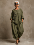 Wildflower Stitch Linen Set