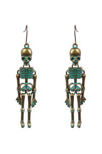 Halloween Dark Style Skull Earrings