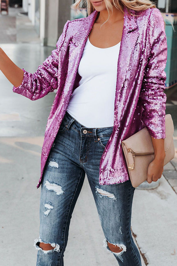 Sights Set on You Sequin Blazer