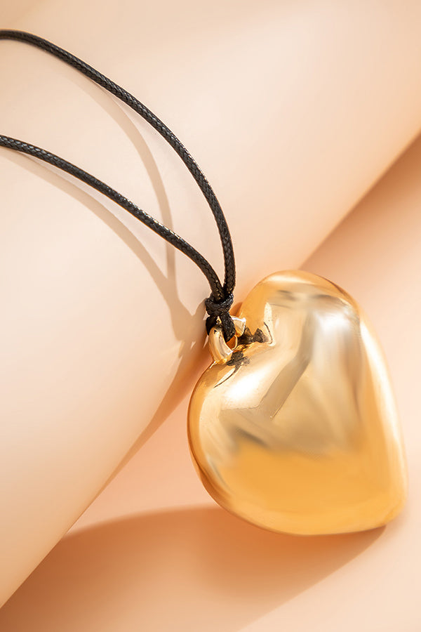 Fashionable Adjustable Simple Alloy Love Pendant