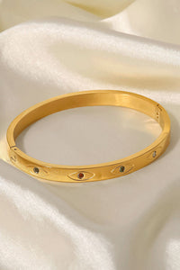 Retro Fashion Stainless Steel Gold Bracelet